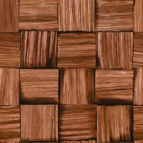 Papel de parede adesivo madeira cubos envelhecidos