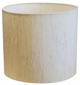 Cúpula Abajur Cilíndrica Cp-7015 Ø35x25cm Linho Bege