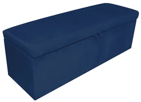 Calçadeira Clean 100 cm Suede Azul Marinho D'Rossi