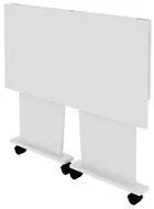Mesa para Notebook com rodízios ME4117 Branco - Tecno Mobili