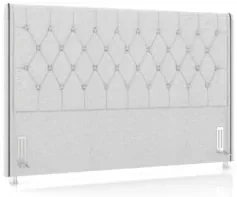 Cabeceira Cama Box Casal Queen 160cm Florenza Z37 Linho Cinza Claro -