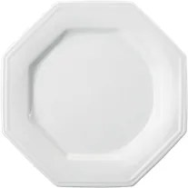 Prato Raso 28 Cm Porcelana Schmidt - Mod. Prisma - Branco