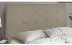 Cabeceira Cama Box Casal Queen 160cm Luna I02 Sintético Bege - Mpozena