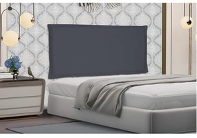 Cabeceira Painel Garden Para Cama Box Solteiro 90 cm Suede - D'Rossi - Cinza