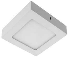 Plafon Led Sobrepor Branco 6W 12X12cm Yamamura - LED BRANCO FRIO (6000K)