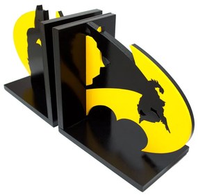 Aparador de Livros Batman Em Ação e Logo Amarelo