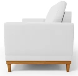 Sofá Living 160cm 2 Lugares Kayrós Sintético D05 Branco - Mpozenato