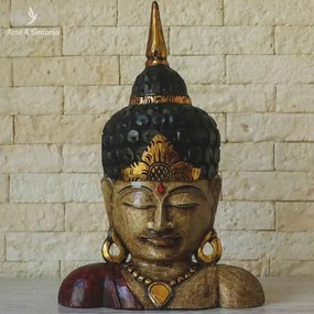 Busto de Buda Thai 50cm | Bali