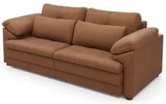 Sofá Retrátil 2 Lugares Para Sala 175cm Dijon Couro Mel S07 - Mpozenat