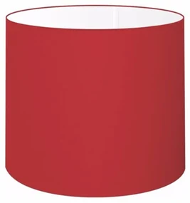Cúpula Abajur Cilíndrica Cp-8016 Ø35x30cm Bordô