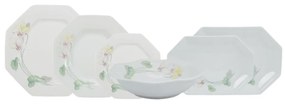 Aparelho De Jantar Porcelana Schmidt 40 Peças - Dec. Encanto E373