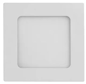 Plafon Led Embutir Quadrado Branco 6W Yamamura - LED BRANCO QUENTE (3000K)