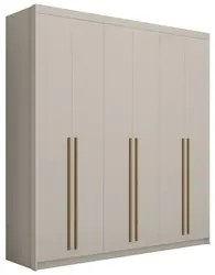 Guarda Roupa Casal 6 Portas 3 Gavetas 233cm Dubai Fendi      - VLR MÓV