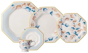 Aparelho Jantar E Chá Porcelana Schmidt 20 Peças - Dec. Jerico 2393