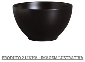 Bowl 587Ml Liso Black Matte - Porto Brasil 2ª Linha