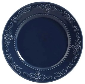 Prato Raso 26Cm Acanthus Deep Blue - Porto Brasil