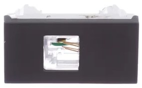 Modulo Tomada Para Telefone Rj11 4 Fios Grafite Orion