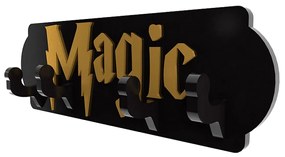 Cabideiro Porta Chaves de Madeira Harry Potter Magic