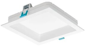 Plafon Led Embutir Quadrado Branco 12w 3000k Deep