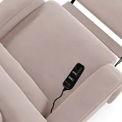 Poltrona do Papai Reclinável Kalie Elétrica Botão LED Massagem FH9 Vel