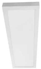 Plafon Led Sobrepor Retangular Branco 48W Irc80 Yamamura - LED BRANCO NEUTRO (4000K)