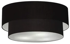 Plafon Para Sala de Jantar Cilíndrico SJ-3064 Cúpula Cor Preto