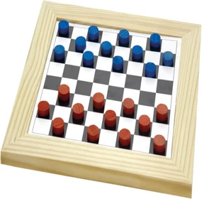 Jogo De Ludo Com Moldura Tabuleiro 31x31 Cm