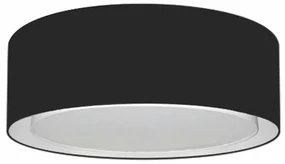 Plafon de Sobrepor Cilíndrico SP-3038 Cúpula Cor Preto