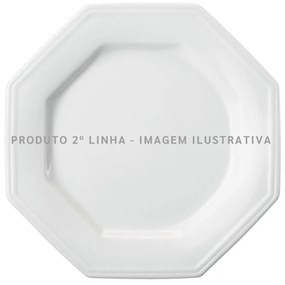 Prato Raso 28Cm Porcelana Schmidt - Mod. Prisma 2° Linha 077