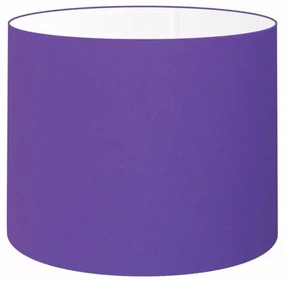Cúpula abajur cilíndrica cp-8021 Ø45x25cm roxo