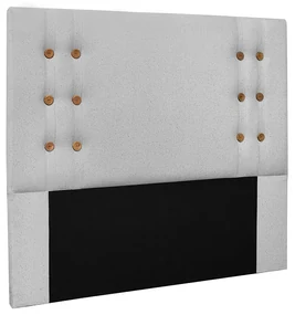 Cabeceira Cama Box Queen 160 cm Genova Linho Grigio S04 - D'Rossi