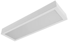 Plafon Led Sobrepor Aluminio Branco 27W 3375Lm Valencia - LED BRANCO FRIO (6500K)