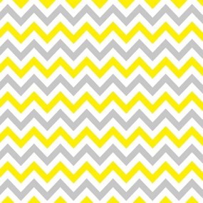 Papel de parede adesivo Chevron amarelo cinza e branco