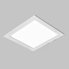 Luminária De Embutir Ruler Quadrado 50X50X10Cm 8Xe27 | Usina 3700/50 (FN-F - Fendi Fosco)