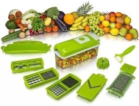 Kit 3 Nicer Dicer Processador Cortado De Alimentos Legumes