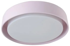 Plafon De Sobrepor Redondo Aluminio 46Cm Dubai - ROSA