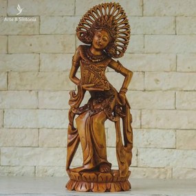 Escultura Dançarina Janger 50cm | Bali