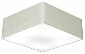 Plafon Para Sala Quadrado SL-3056 Cúpula Cor Rústico Cinza