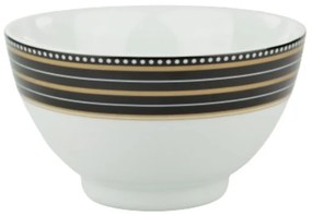 Bowl 500Ml Porcelana Schmidt - Dec. Paula Black E476
