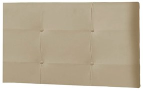 Painel Luna Para Cama Box Solteiro 90 cm Suede Bege -  D'Rossi