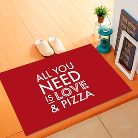 Tapete de Cozinha, Love Pizza - 40x60cm