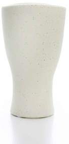 Vaso Decorativo Rosto Areia em Cerâmica 23x15 cm - D'Rossi
