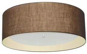 Plafon Para Sala de Jantar Cilíndrico SJ-3008 Cúpula Cor Café Bege