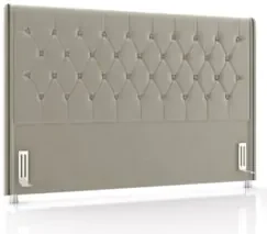 Cabeceira Cama Box Casal Queen 160cm Florenza Z37 Veludo Bege - Mpozen