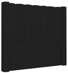 Cabeceira Casal Cama Box 140cm Claire Z04 Veludo Preto - Mpozenato