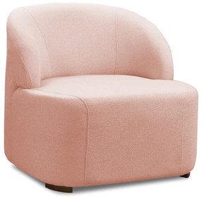 Poltrona Decorativa Orgânica para Sala Diully Bouclê E03 - D'Rossi - Rose