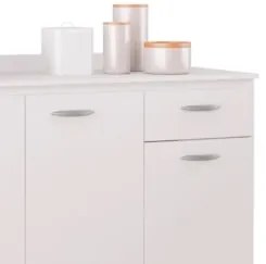 Armário de Cozinha CP01 Com Tampo 120cm Classic P11 Branco - Mpozenato