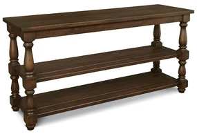 Aparador Mesa Console Para Sala de Estar com Prateleiras Fiore 165x48 Canela G04 - Gran Belo