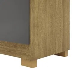 Guarda Roupa Casal 218cm 6 Portas Bolty Nature/Alasca V02 - Mpozenato