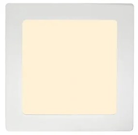 Plafon Led Embutir Branco 12W 17X17cm Yamamura - LED BRANCO QUENTE (3000K)